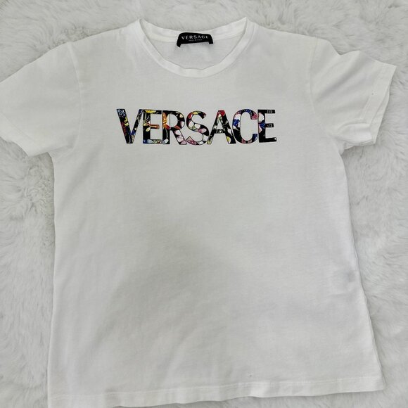 VERSACE Other - Versace girls’ white short-sleeve t-shirt